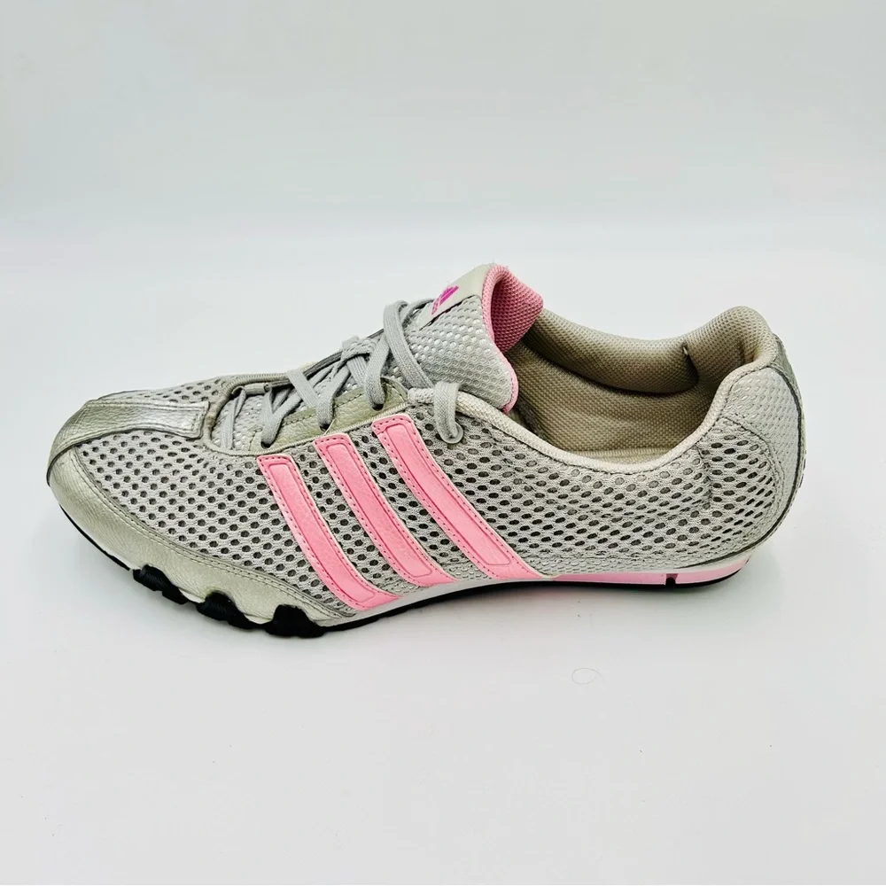 Adidas shoes CC Ride Trainers Pink Gray Silver running workout Women Size 9.5 - Picture 6 of 10